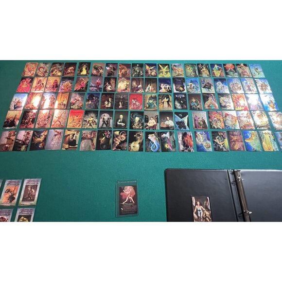 Rare Rowena Lot (Binder +Binder-Card) (#1 thru #6 ALL CHROME HOLO) (Base #1-#90) - Picture 1 of 12